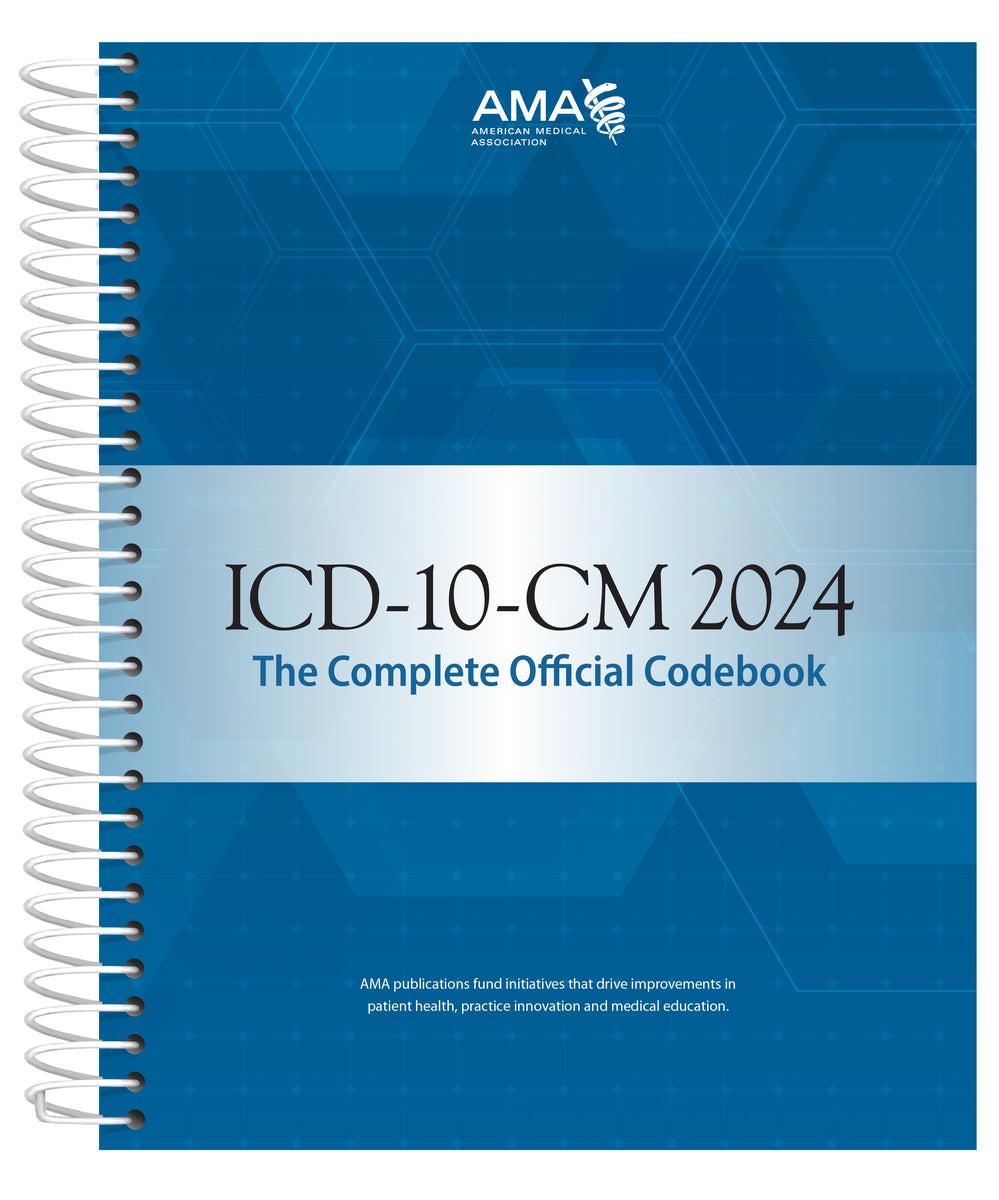 ICD10CM 2025 The Complete Official Codebook AOA Store