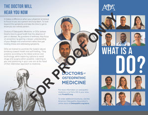 What is a DO? Trifold Brochure - UPDATED