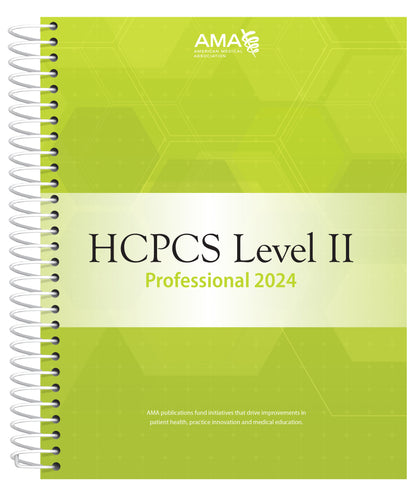 HCPCS Level II Professional 2024 Edition - PRE-ORDER