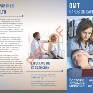 OMT Hands-on Care Trifold Brochure