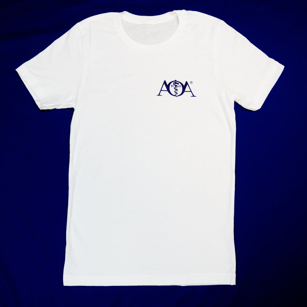 AOA short sleeve white t-shirt